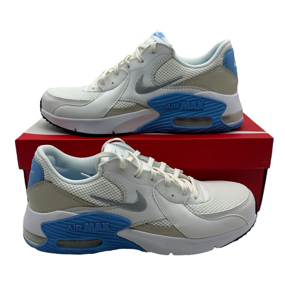 Nike Air Max Excee Shoes Women's Size 10 Sneakers CD5432 128 Summit White Blue